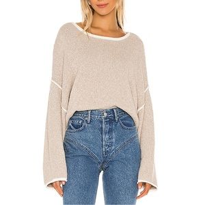 Free people Bardot Cropped Sweater